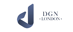 DGN LONDON logo BLUE